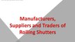 Manufacturers Suppliers and Traders of Rolling Shutters | High Speed doors