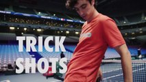 Trick shots at the Davis Cup Final