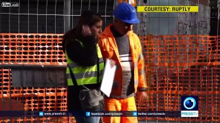 Huge sinkhole opens in Rome street