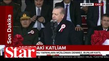 Cumhurbaşkanı Erdoğan'dan tarihi konuşma