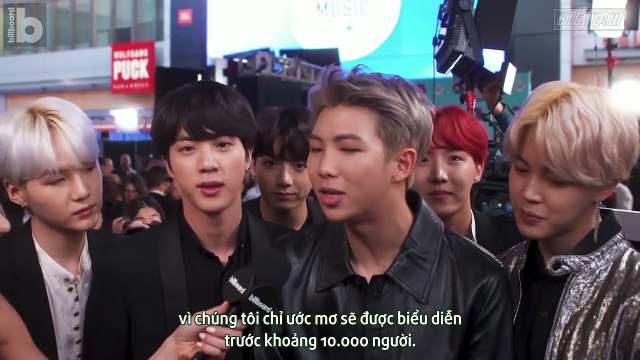 [Vietsub] 171120 BTS - Billboard Interview at AMAs [BTS Team]