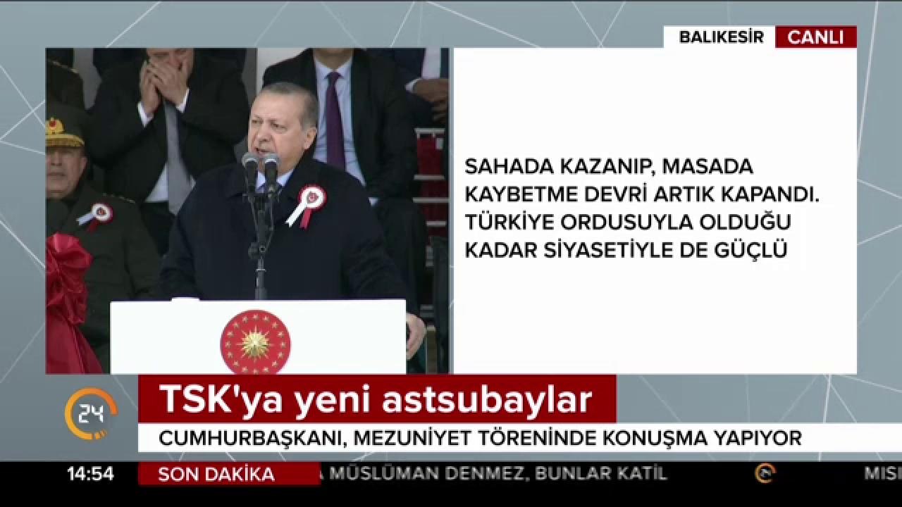 Milletim adına teşekkür ediyorum