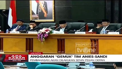 "Menyoal Anggaran "Gemuk" DKI 2018" [Part 1] - Apa Kabar Indonesia Malam tvOne