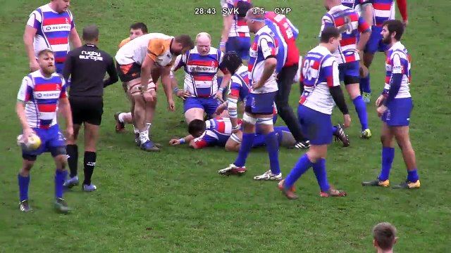 REPLAY SLOVAKIA / CYPRUS - RUGBY EUROPE CONFERENCE 2 SOUTH 2017/2018