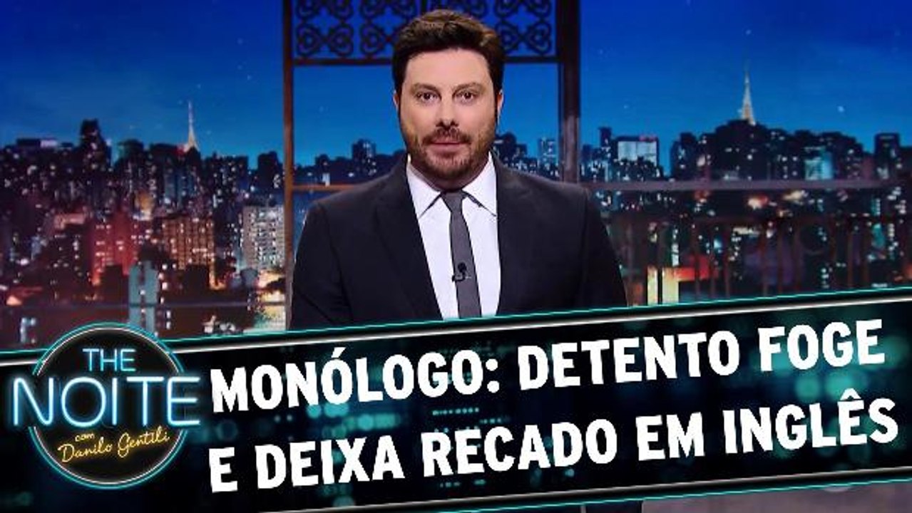 Monólogo: Detento foge e deixa recado em inglês