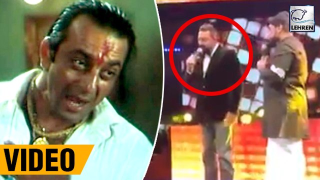 Sanjay Dutt Re-creates Pachas Tola Dialouge At Asian Movie Vision Awards 2017