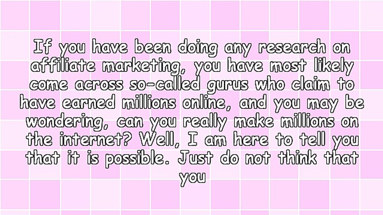 Can You Make Millions With Affiliate Marketing?