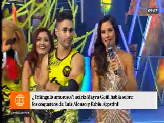 Fabio Agostini y Mayra Goñi revelan su situación sentimental