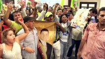 Correa es recibido en Ecuador con insultos de sus detractores