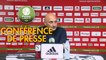 Conférence de presse AC Ajaccio - Stade de Reims (0-1) : Olivier PANTALONI (ACA) - David GUION (REIMS) - 2017/2018