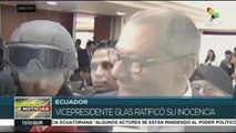 Glas ratifica su inocencia en juicio por caso Odebrecht