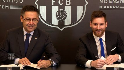 Fin del suspenso: Messi firmó su renovación