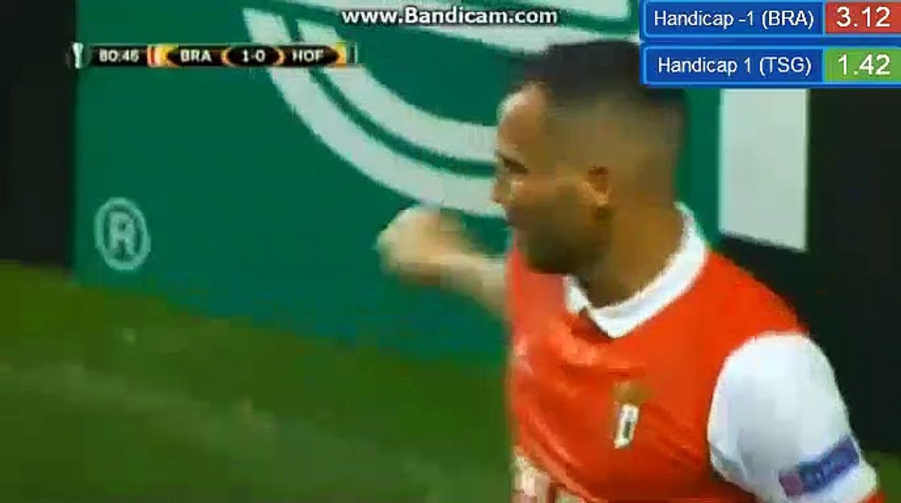 Braga 2-1 Hoffenheim Fransergio Goal - 23.11.2017