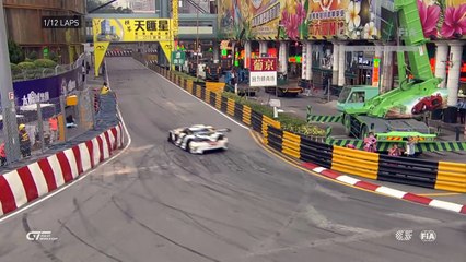 FIA GT World Cup 2017. Qualification Race Macau Grand Prix. Huge Pile Up