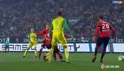 Emiliano Sala  Penalty Goal - Stade Rennes vs Nantes 1-1  25.11.2017 (HD)