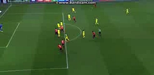Wahbi Khazri Goal- Stade Rennes vs Nantes  2-1  25.11.2017 (HD)