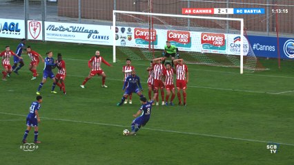 Cannes 3-2 Bastia : Les buts