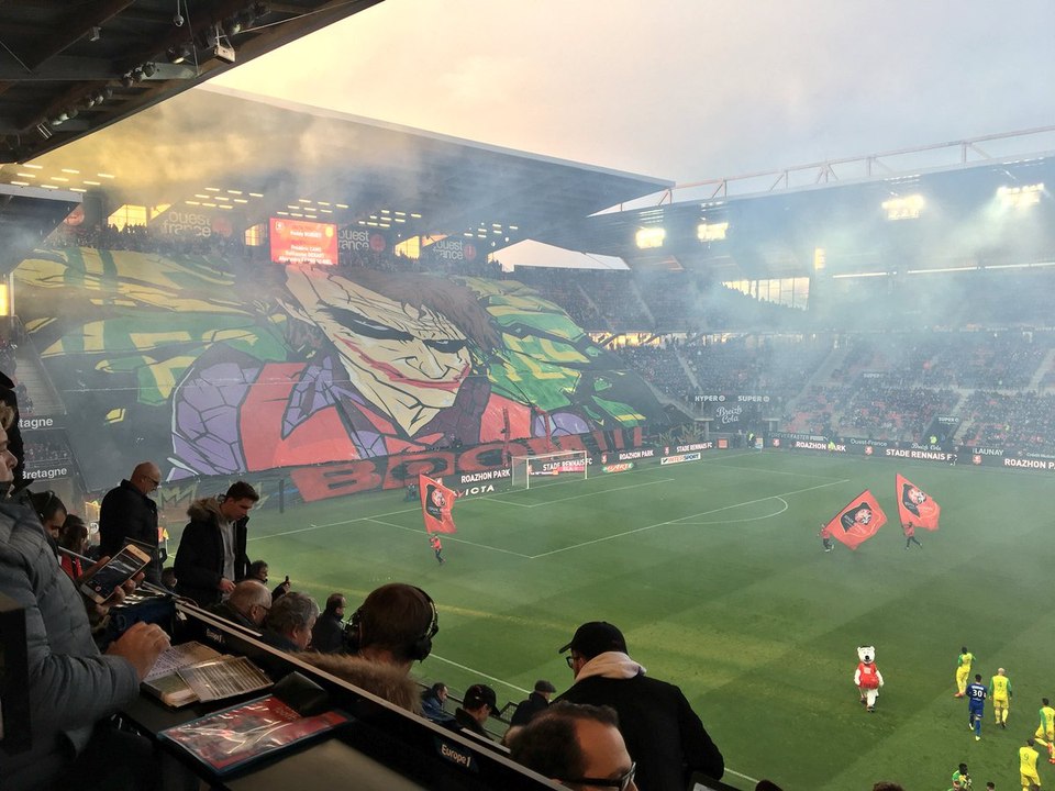 Rennes-Nantes: Le tifo des Ultras Rennais