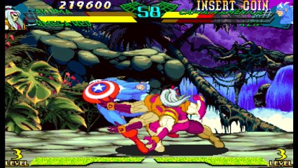 Marvel Super Heroes vs. Street Fighter - Omega Red, Akuma