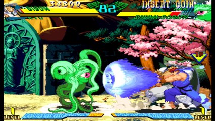 Marvel Super Heroes vs. Street Fighter - Bison, Ryu