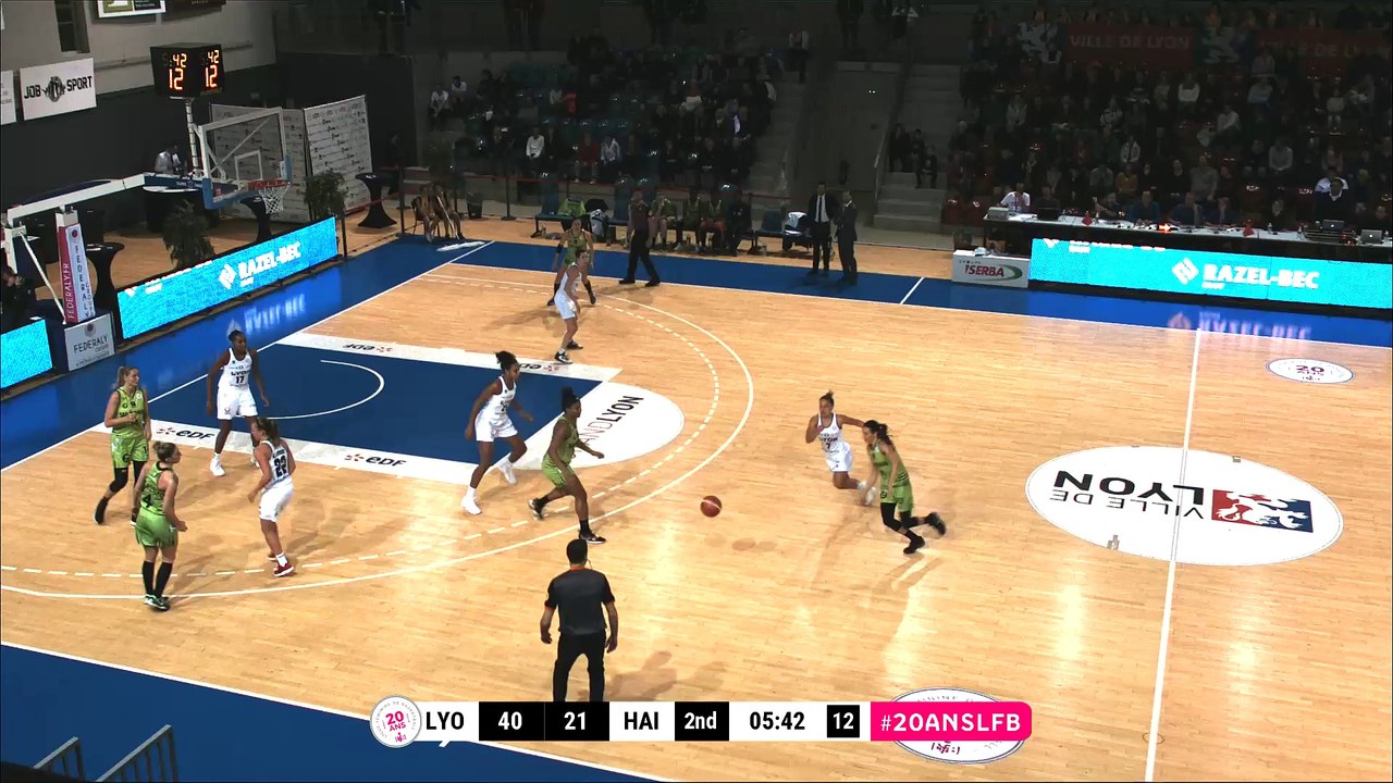 LFB 17/18 - J8 : Lyon / Hainaut Basket