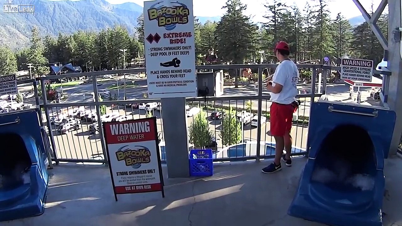 Bazooka Bowls Water Slide at Cultus Lake Waterpark