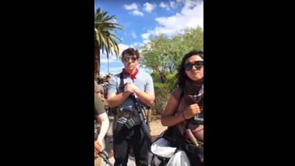 Heavily Armed Antifa March at Phoenix, Arizona
