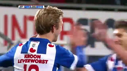 Michel Vlap Goal HD - Heerenveen 1-0 Zwolle 25.11.2017