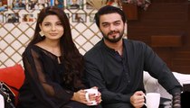 Ahmad Zeb with his Wife in Morning Show