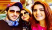 Ahsan Khan, Ayesha Omer and Momina Mustehsan spotted at airport