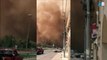 La fin du monde en Arabie Saoudite : tempête de sable qui avale la ville