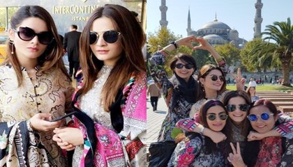 Aiman Khan & Minal in Istanbul Turkey