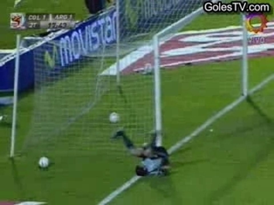 Colombia 2-1 Argentina (1-1 Bustos)