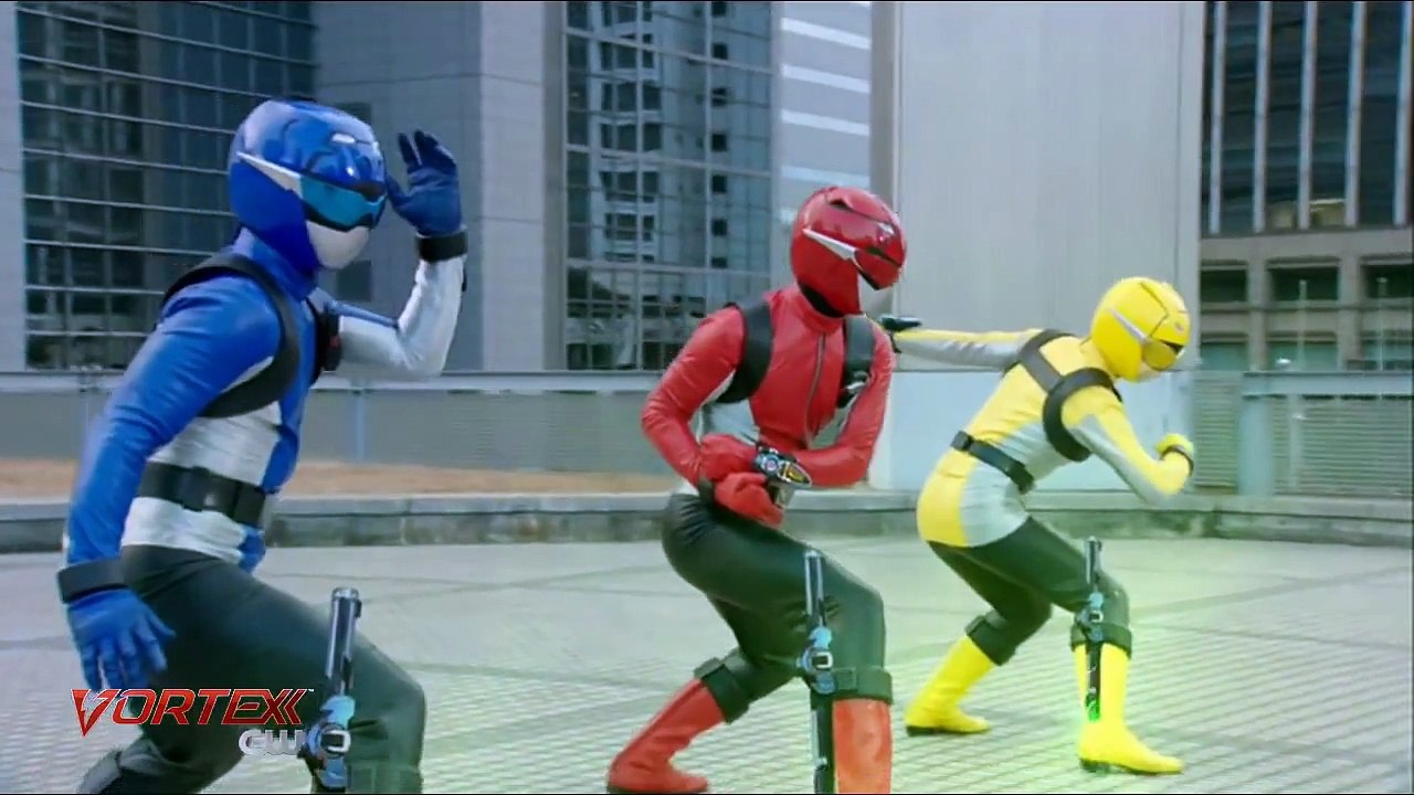 Power Rangers Energy Chasers vs. Deck Rider Fight Scene  PARODY Dub