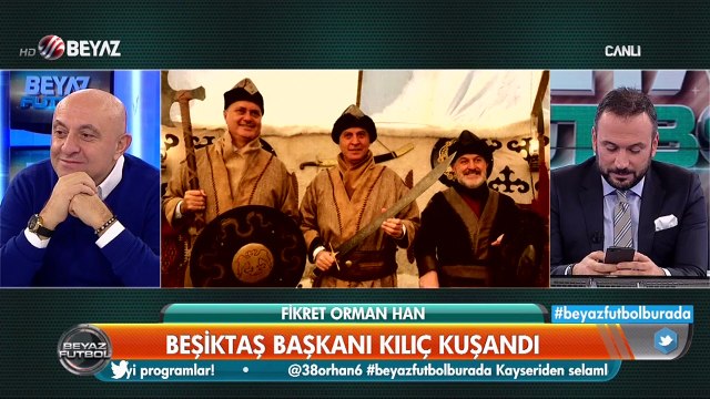 Fikret Orman kılıç kuşandı