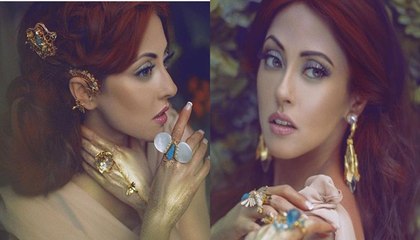 Ainy Jaffri become Golden Doll for a Brand