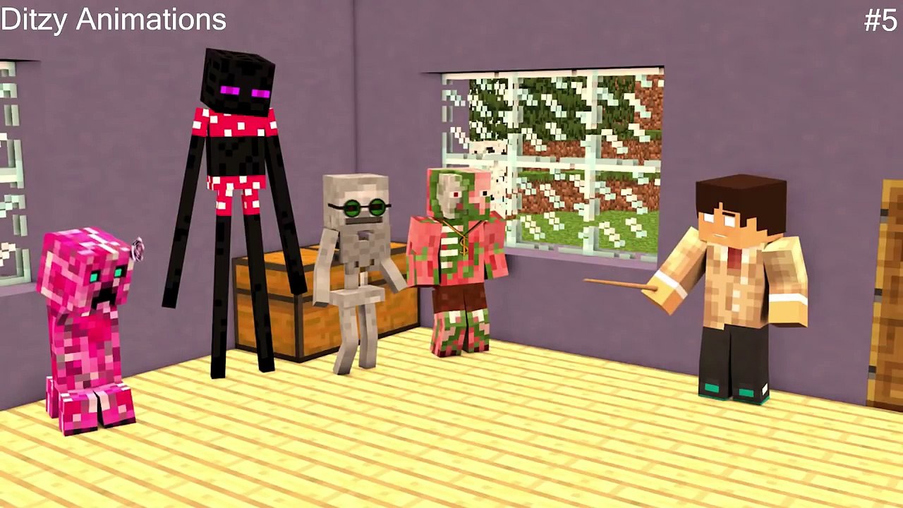 Top 5 Hot Minecraft Monsterschool Animations For Kids - video Dailymotion