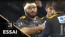 TOP 14 - Essai Pierre AGUILLON (SR) - La Rochelle - Pau - J11 - Saison 2017/2018