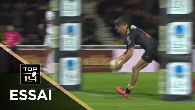 TOP 14 - Essai Vincent RATTEZ 1 (SR) - La Rochelle - Pau - J11 - Saison 2017/2018
