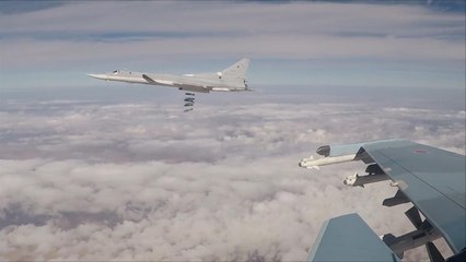 قصف روسي لمواقع لتنظيم الدولة في دير الزور