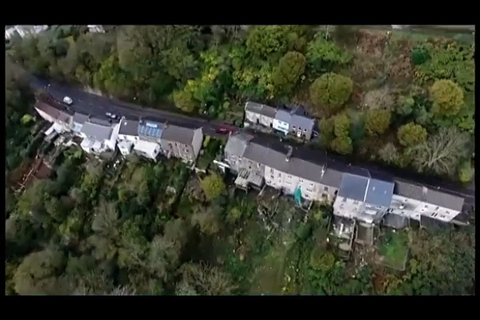 Drones search for future Ystalyfera landslips-BBC News