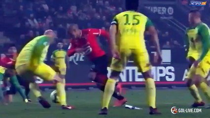 BUTS RENNES 2-1 NANTES Résumé match 25/11/2017