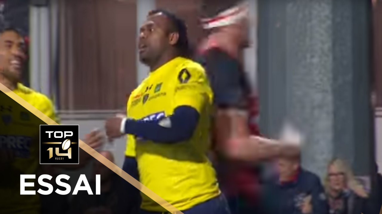 TOP 14 - Essai Alivereti RAKA (ASM) - Oyonnax - Clermont - J11 - Saison 2017/2018