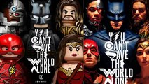 All Lego Justice League Minifigures (Side by Side)