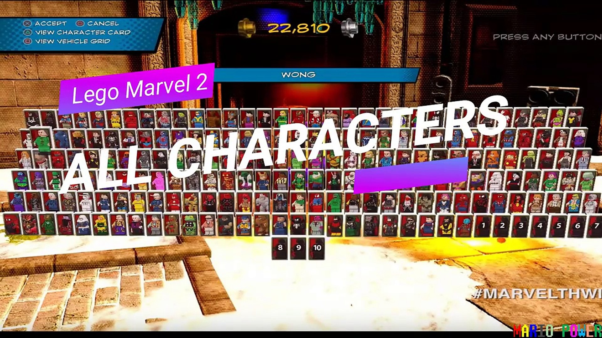 Lego Marvel Superheroes 2 - ALL 200+ CHARACTERS!!!!! - video Dailymotion