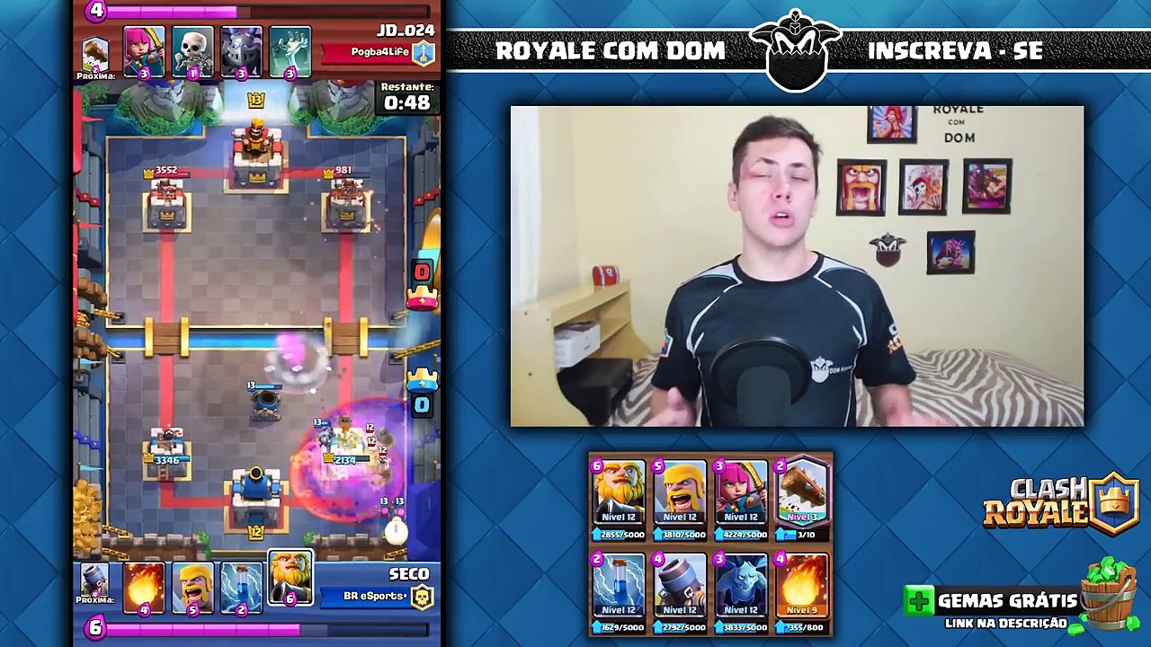 PERFEITO! DECK de GG REAL para subir da ARENA 7 até 5500+ TROFÉUS! :: # Detalhando as Estr