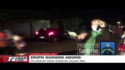 Gunung Agung Kembali Meletus, Ratusan Warga Mengungsi Ke Lokasi Aman