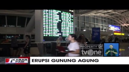 Gunung Agung Kembali Meletus, Sejumlah Wisatawan Tertahan di Bandara