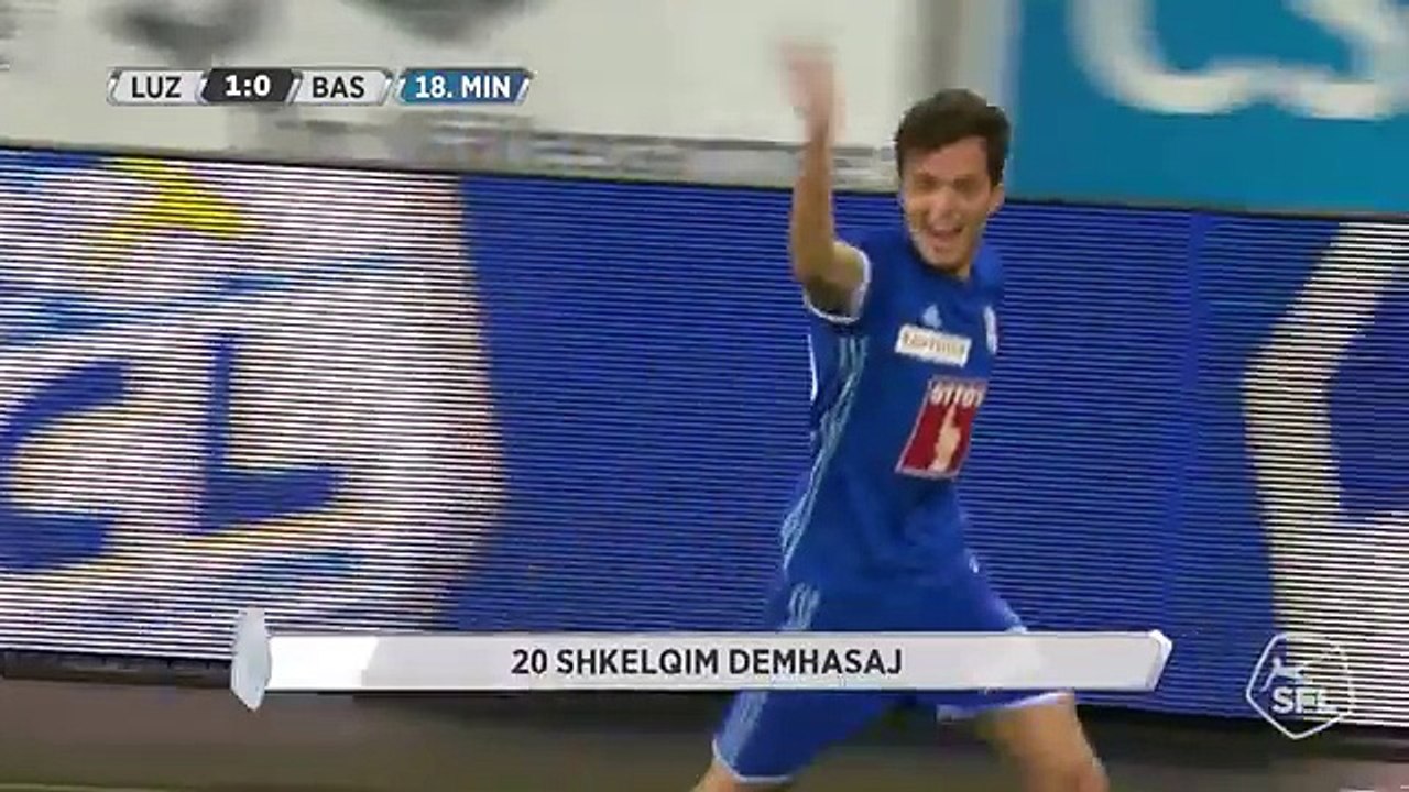 Luzern 1:4 Basel  ( Swiss Super League. 25 November 2017)