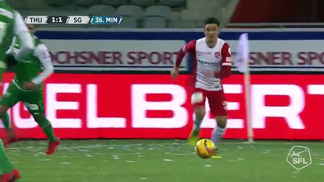 Thun 1:2 Sankt Gallen ( Swiss Super League. 25 November 2017) H:
